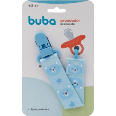 Imagem de Prendedor de Chupeta Ursinho Azul Buba 14495