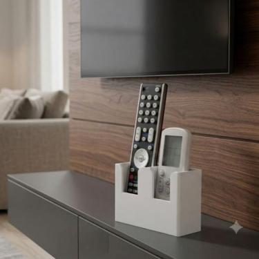 Imagem de Suporte Porta Controle Remoto Parede Universal Organizador - Organize 