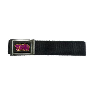 Imagem de Cinto Pixain Hip Hop Big Preto Canelado Throw Up PIX-290 Cor:PretoTama
