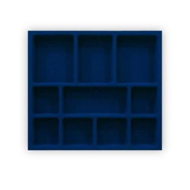 Imagem de Porta Joias Aveludado PJ - 02 Moldplast, Azul, 410 mm