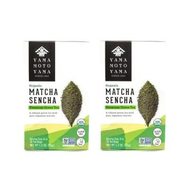 Imagem de Chá Yamamotoyama Matcha Sencha Orgânico 454g 2 Pacotes