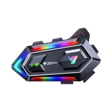 Imagem de Intercomunicador Para Capacete De Moto, Headset Bluetooth À Prova d'Ág