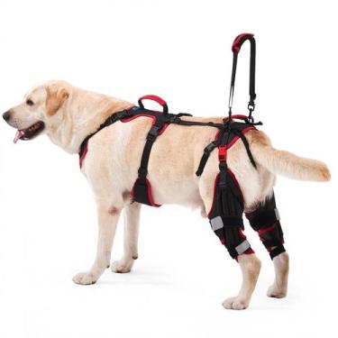 Imagem de Joelheira para Cachorro Lafoty Conjunto com 2 Ajustável Grande XL