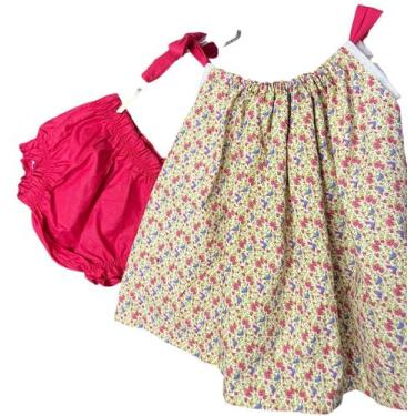 Imagem de Conjunto Bebê Calcinha Bunda Rica Baby Luxo Tapa Fralda - Luxo baby, K