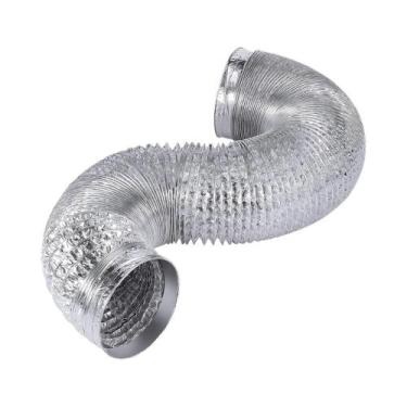 Imagem de Tubo De Ventilação Em Alumínio Para Exaustor De Cozinha 50 60 76 80 90