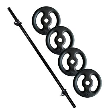 Imagem de Kit Body Pump Barra + 20 Kg De Anilha De Ferro