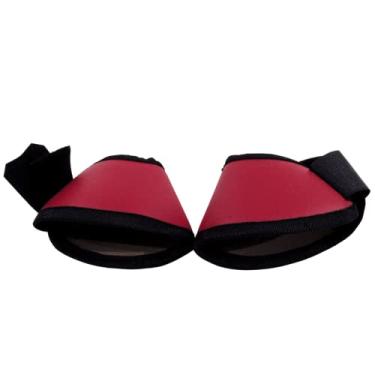 Imagem de Jogo de Cloche Liso Vermelho E.V.A Fecho Tiras Autocolantes Cavalo