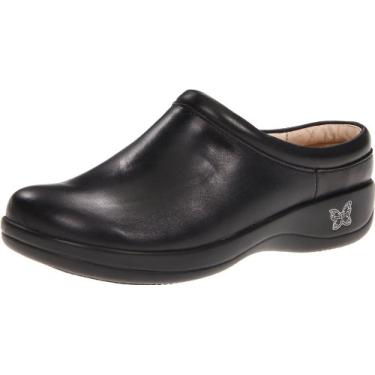 Imagem de Sandália feminina Alegria Kayla de couro fechada nos dedos