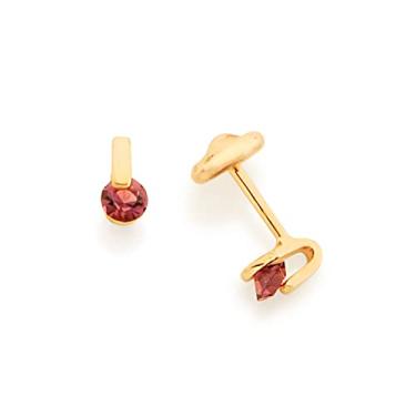 Imagem de Brinco com cristais Lilás-523530-Rommanel Cor: Lilás