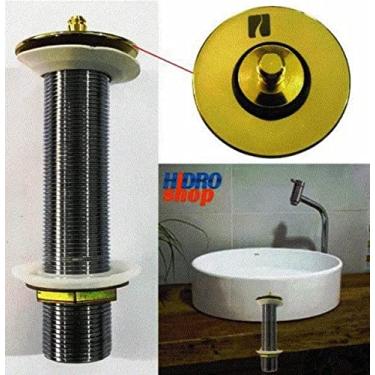 Imagem de Válvula de lavatório sem ladrão longa GOLD (150mm) - 887GL