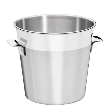Imagem de Balde de Gelo Tramontina em Aço Inox Fosco com Borda em Brilho 14 cm 1,8 L Tramontina