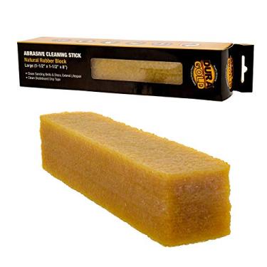 Imagem de Dura-Gold Bastão de Limpeza Abrasivo para Lixa, Cintos de Lixa, Skate – Bastão de Borracha Natural Longa de 20 cm – Limpador de Fitas, Sujeiras, Detritos, Lixa Limpa, Remove Serra e Resíduos
