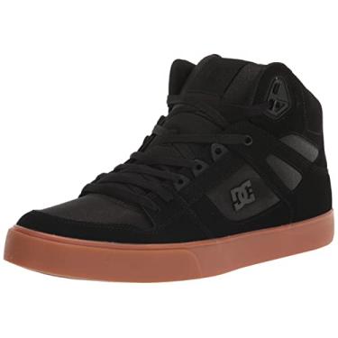 Imagem de DC Tênis de skate masculino Pure High Top Wc, Preto/Goma, 8