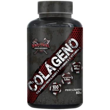 Imagem de Colágeno Hidrolisado com Betacaroteno + Vitamina C 100 cápsulas - Bruthal Sports Supplements