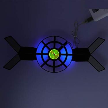 Imagem de Suporte de resfriamento para laptop, laptop com ventoinha grande luminosa para laptops, jogos, laptop, notebook (branco, tipo de torre inclinada)