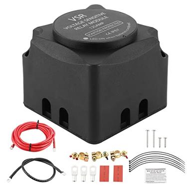 Imagem de Aramox Dual Battery Isolator Fit for Trucks SUVs ATV, Dual Battery Isolation Kit 12V 140A Voltage Sensitive Relay with Wiring Kit