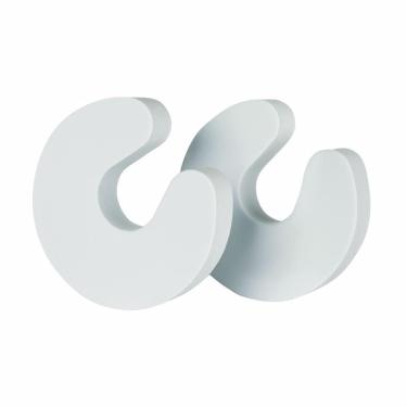 Imagem de Kit 2 Protetores de Dedos para Porta KaBaby Brancos