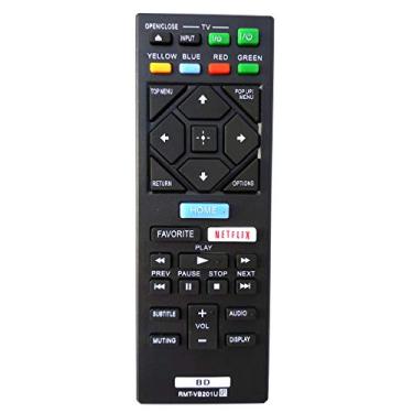 Imagem de Controle remoto universal compatível com Sony RMT-VB201U RMTVB201U Blu-Ray DVD Player controle remoto