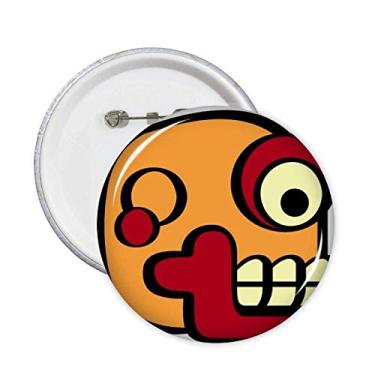 Imagem de Desenho de arte abstrata indiana l alfinetes emblema botão decoração acessório 5 peças