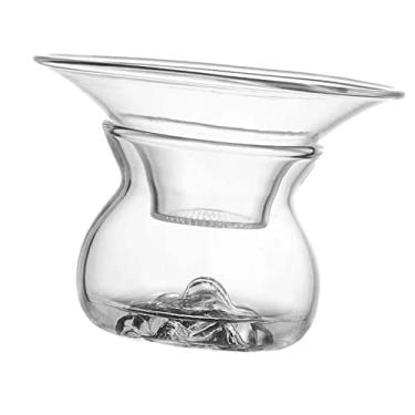 Imagem de Bothyi Coador de chá universal de vidro poroso transparente, infusor de chá, acessórios de chá