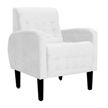 Imagem de Poltrona Decorativa Luiza Para Sala Suede Cores - DS Estofados