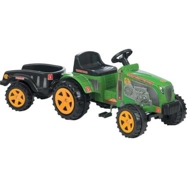 Imagem de Veiculo a Pedal Trator Fazendeiro C/CACAMBA VD