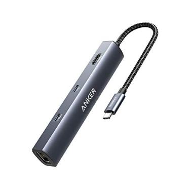 Imagem de Anker Hub USB C, Powerexpand 6 Em 1 USB C Pd Ethernet Hub Com 65 W De Fornecimento De Energia, 4 K Hdmi, 1 Gbps Ethernet, Porta De Dados USB-C, 2 Portas De Dados USB 3.0, Para Macbook