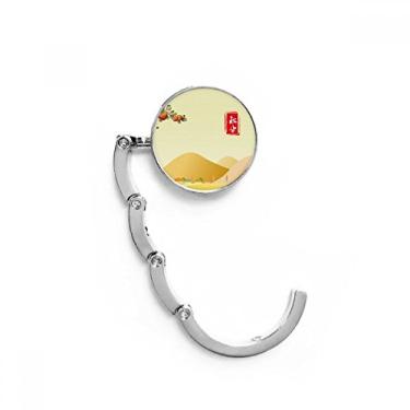 Imagem de Autumnal Equinox Twenty Four Solar Term Gancho decorativo de mesa com fecho dobrável