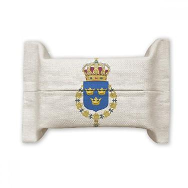 Imagem de Bolsa de linho de algodão com emblema nacional Suécia Europa