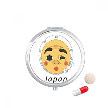 Imagem de Caixa de comprimidos tradicional japonesa Funny Guy Head para guardar remédios