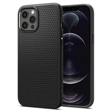Imagem de Spigen Capa Liquid Air Armor Projectada para Apple iPhone 12 / iPhone 12 Pro - Preto Fosco