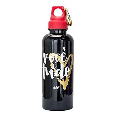 Imagem de Garrafa Squeeze pop com Mosquetão - é Tudo