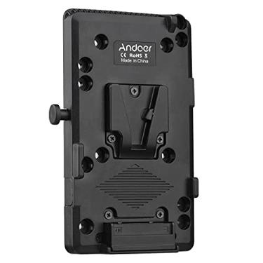 Imagem de Domary RL-IS2 V-mount V-lock da fonte de alimentação DIY Placa de bateria compatível com monitor de câmera de vídeo So-ny BMCC BMPCC LED luz de vídeo