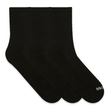 Imagem de Kit Meia Cano Médio Mash 3 Pares Algodão Esportiva