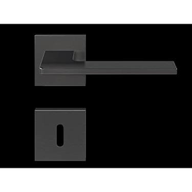 Imagem de Fechadura em Zamac Roseta Quadrada 502-55 Interna Sara Pado