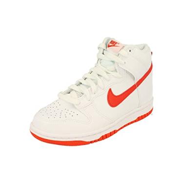 Imagem de Nike Unissex infantil Nike Dunk High (Gs), Branco Vermelho Branco 111, 37