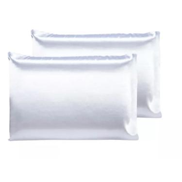 Imagem de 04 Fronhas De Cetim Anti Frizz (02 Pares) 70cm X 50cm