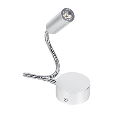 Imagem de Lâmpada de Cama LED Com Pescoço de Ganso Flexível AC85 265V 1W 3W Ecológico Baixo Consumo de Energia para Leitura, Trabalho e Estudo (1W)