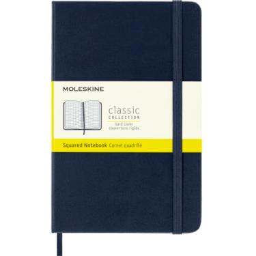 Imagem de Moleskine Notebook, Medium, Squared/Grid, Hard Cover, Sapphire Blue