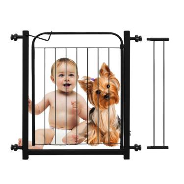 Imagem de Grade Portão Pet Aramado Cachorro Criança Cães 68 a 83cm