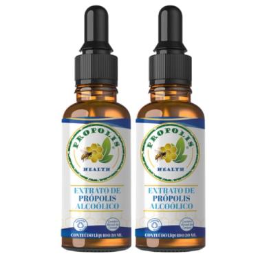 Imagem de Extrato de Própolis Verde 30ml - Extrato Seco 21% - 300mg/1ml - Propolis Health Gotas KIT-2 Frascos 30ml - Propriedades Superior Para a sua Saúde - 60 Dias de Suplemento - Própolis Liquido - Própolis Verde