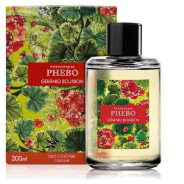 Imagem de Perfume Unissex Deo Colônia Gerânio Bourbon 200ml Phebo