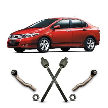 Imagem de Par Ponteira Pivô Direção Barra Axial Honda City 2009 A 2014