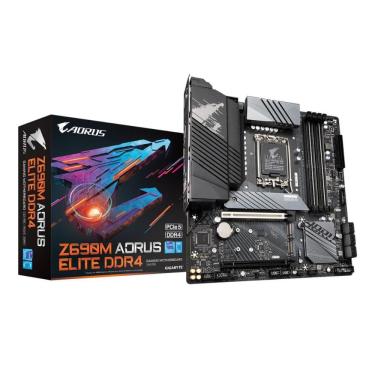 Imagem de Gigabyte Z690 AORUS ELITE - (LGA 1700 - DDR4 5330 O.C) Chipset Z690, Slot M.2, USB 3.2, 2.5GbE LAN