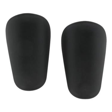 Imagem de Vaveren 1 par de caneleiras de futebol, protetores de panturrilha, equipamento de proteção, joelheiras, caneleiras leves, caneleiras de perna para futebol ao, Preto 6x4x9.5cm