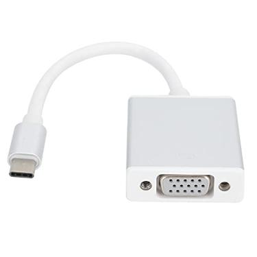 Imagem de Adaptador tipo C para VGA, conversor USB 3.1 para VGA Forte compatibilidade Plug and Play para Lumia 950XL para computador