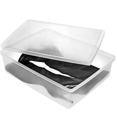 Imagem de Ordene - Caixa Organizadora Plástica para Botas de 10,2 Litros, Cor Cristal, Linha My Closet