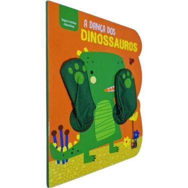 Imagem de Livro Físico Infantil Cartonado Coleção Segure Minhas Mãozinhas: A Dança dos Dinossauros