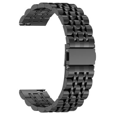 Imagem de ZPJPPLX Pulseira compatível com Samsung Galaxy Watch, pulseira de aço inoxidável sólido de 22 mm para Galaxy Watch de 46 mm/Galaxy Watch 3 de 45 mm/Gear S3 Classic/Gear S3 Frontier/Garmin Venu