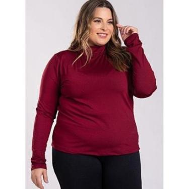 Imagem de Blusa Feminina Manga Longa Plus Size Térmica Peluciada - Serena-Feminino